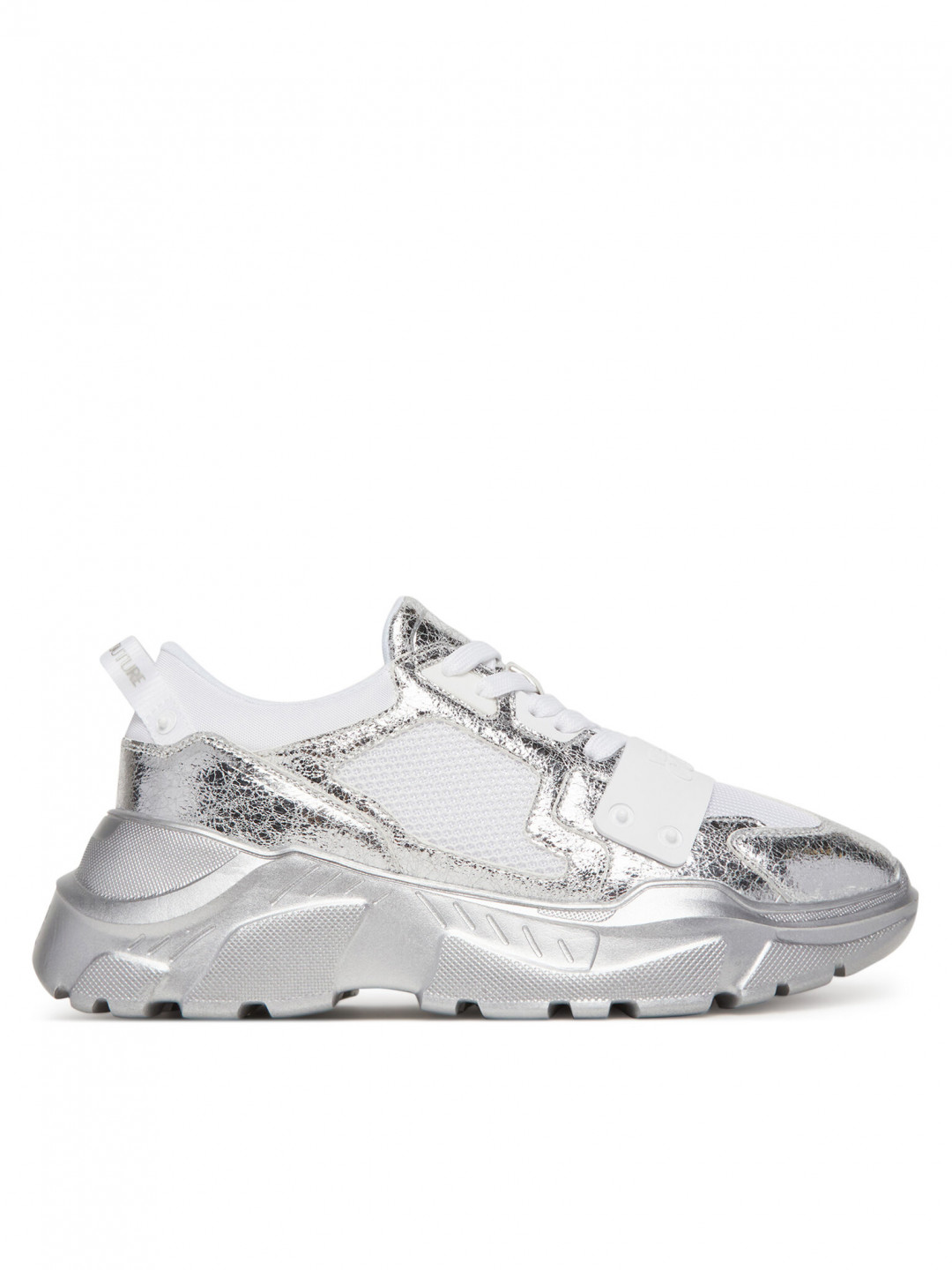 Versace Jeans Couture Sneakersy 78YA3SC4 Stříbrná